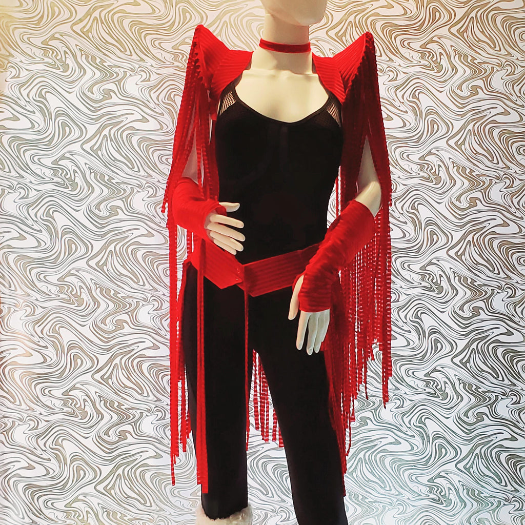 Red Striped Fringe Kerrylettes