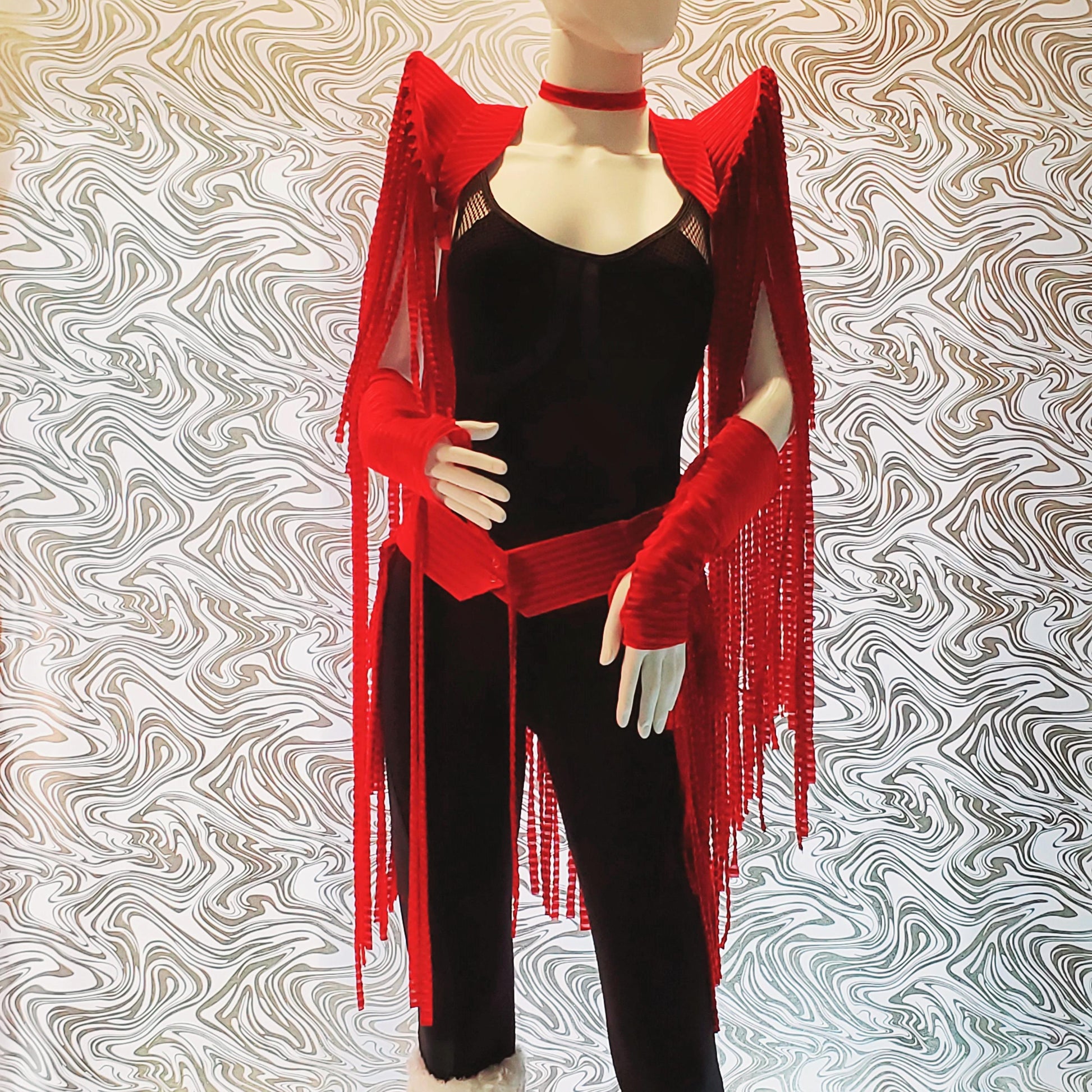 Red Striped Fringe Kerrylettes