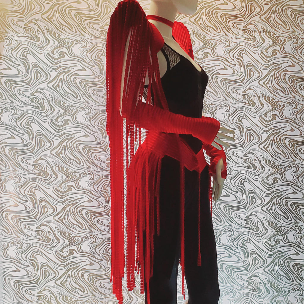 Red Striped Fringe Kerrylettes