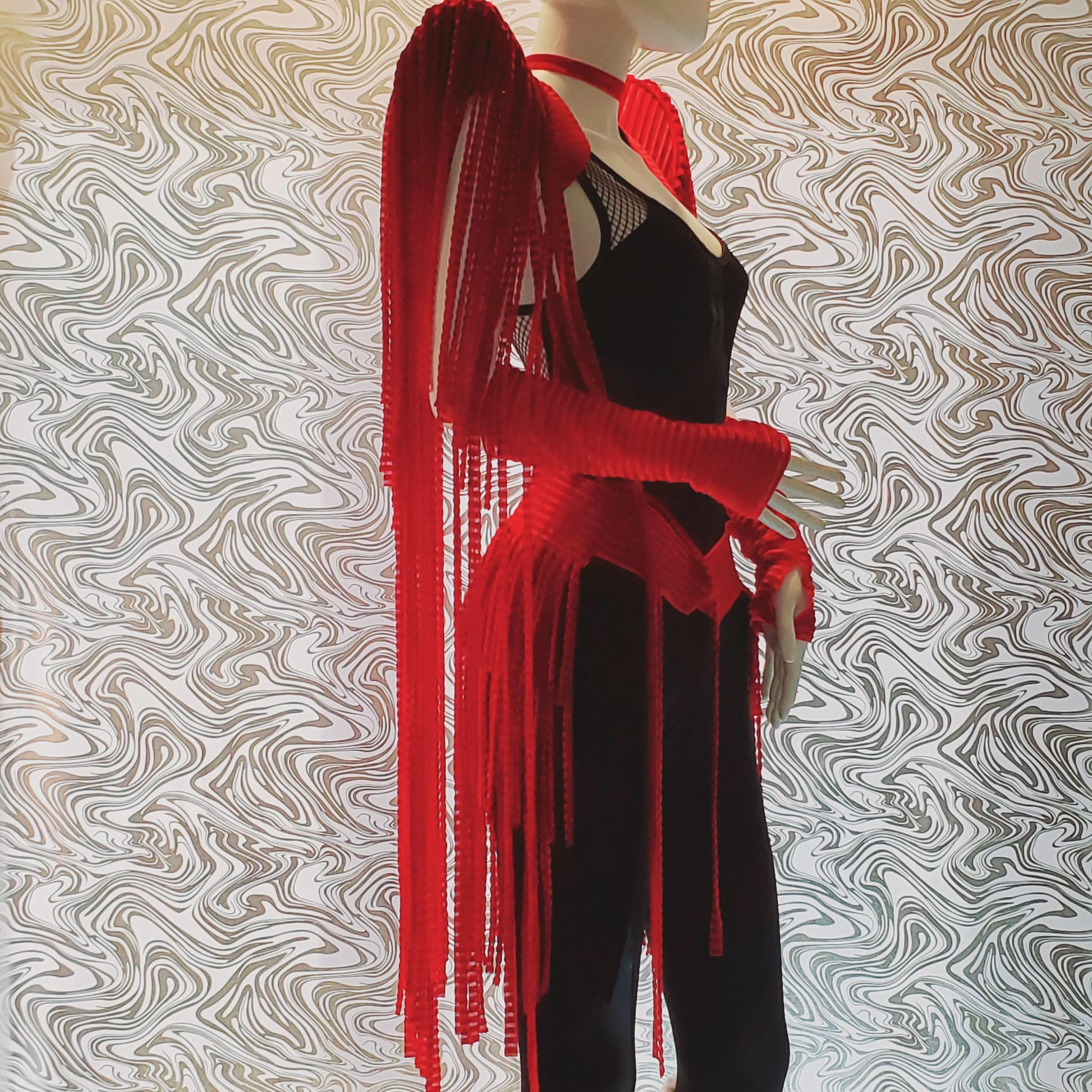 Red Striped Fringe Kerrylettes