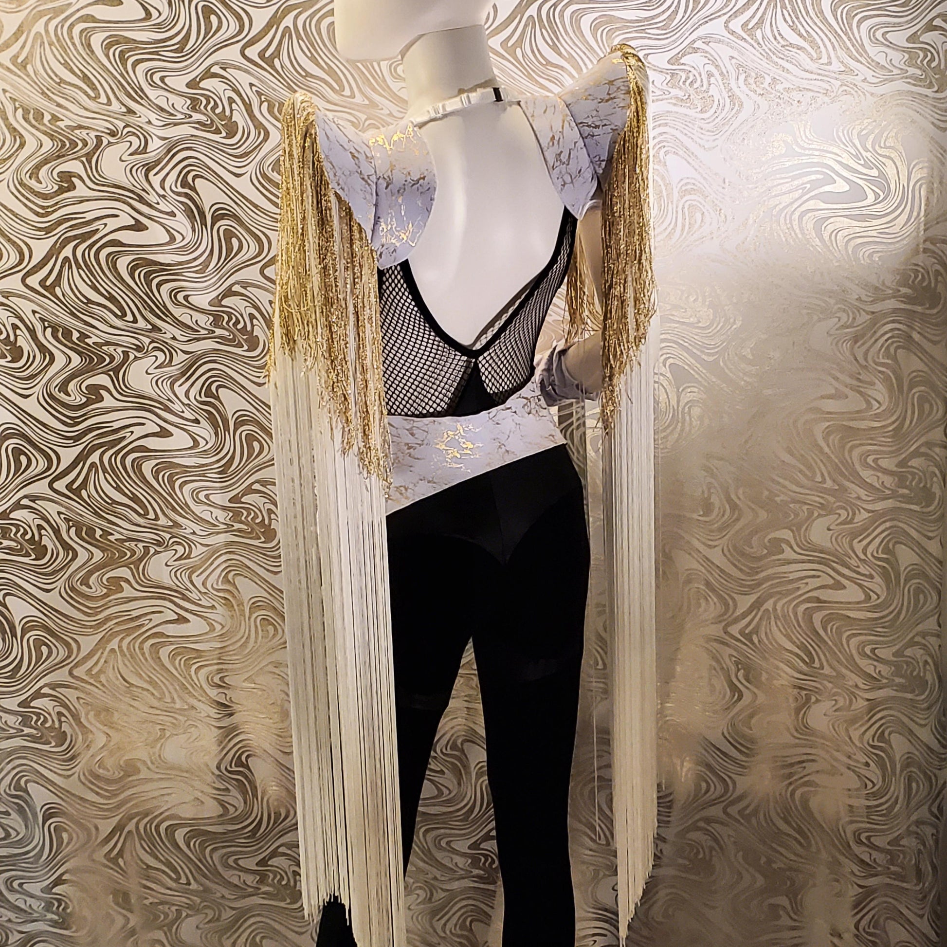White &amp; Gold Marble Kerrylettes