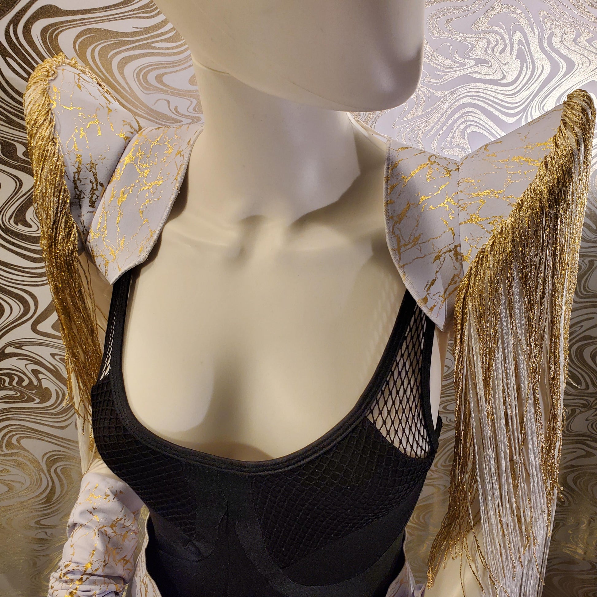 White &amp; Gold Marble Kerrylettes
